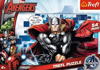 Trefl Marvel Avengers Thor Mini Puzzle - 54 Pcs