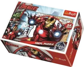 Trefl Marvel Avengers Iron Man All Mini Puzzle - 54 Pcs