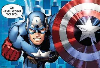 Trefl Marvel Avengers Captain America All Mini Puzzle - 54 Pcs