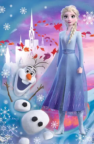 Trefl Disney Frozen 2 Olaf and Elsa Mini Puzzle - 54 Pcs