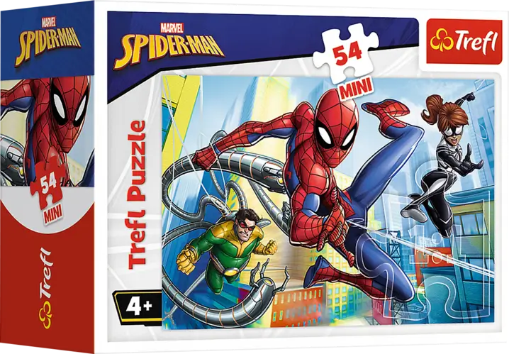 Trefl Marvel Spider Man World Mini Puzzle - 54 Pcs