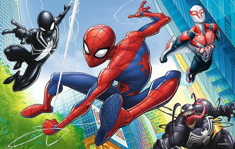 Trefl Marvel Spider-Man with Costumes Mini Puzzle - 54 Pcs