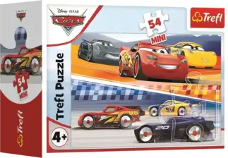 Trefl Race Scene in Cars 3 Mini Puzzle - 54 Pcs (90971)
