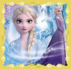 Trefl 3 in 1 Frozen II (2) Puzzle - 50 + 36 + 20