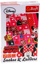 Trefl Minnie Mouse Snakes & Ladders Mini Board Game -  for sale in Egypt from Games2Egypt