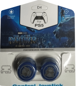 Black Panther Analog Freek and Grips for PS5 and PS4 - Black and Blue -  for sale in Egypt from Games2Egypt