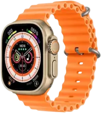 Sp8 Ultra Smart Watch With 2 Straps (Orange and Black) (91082)