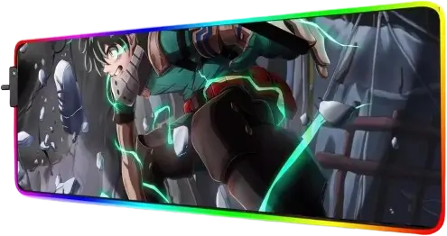 My Hero Academia Izuku RGB Gaming Mouse Pad - Large -  for sale in Egypt from Games2Egypt