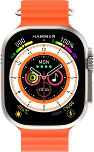 Connect ME X8 Plus Ultra Smart Watch - Orange -  for sale in Egypt from Games2Egypt