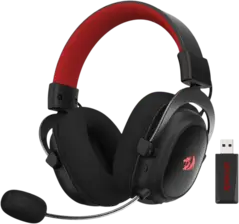 Redragon H510 PRO Zeus-X RGB Wireless Gaming Headset - Black and Red - Open Sealed