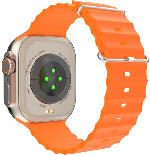 F1 Ultra Max Smart Watch (Black and Orange)
