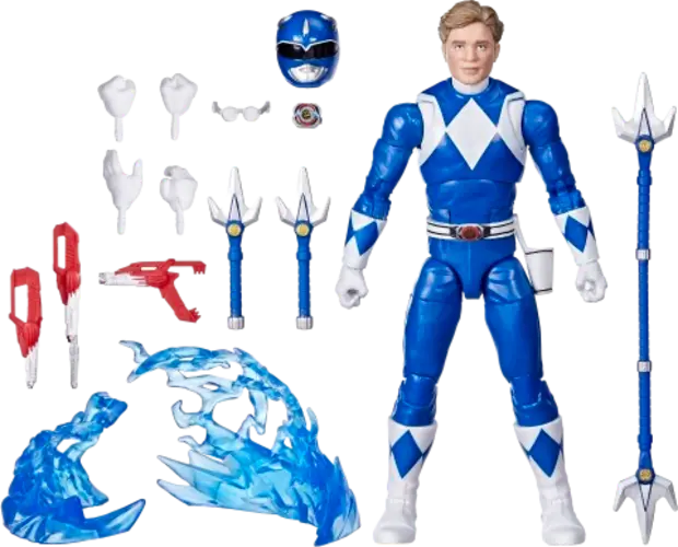 Hasbro Power Rangers - Mighty Morphin Blue Ranger - 6-Inch Action Figure