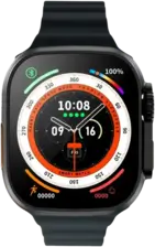 Sp8 Ultra Smart Watch With 2 Straps (Orange and Black)