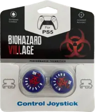 Biohazard Village Analog Freek and Grips for PS5 and PS4 - Blue