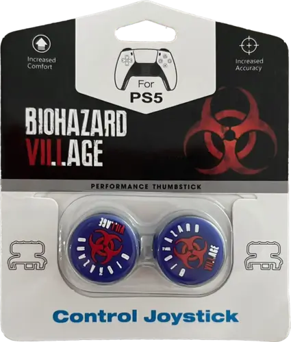 Biohazard Village Analog Freek and Grips for PS5 and PS4 - Blue