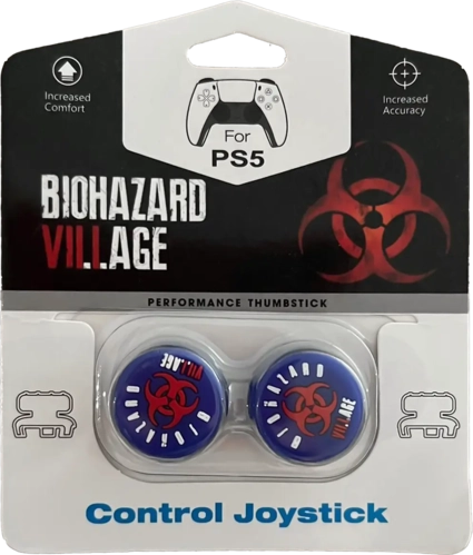 Biohazard Village Analog Freek and Grips for PS5 and PS4 - Blue