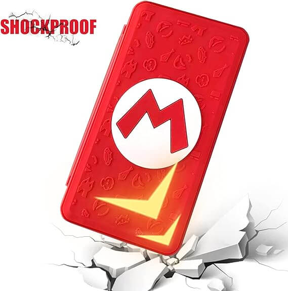 Mario Logo (M) Game Card Holder 24 Storage Case for Nintendo Switch – image 4