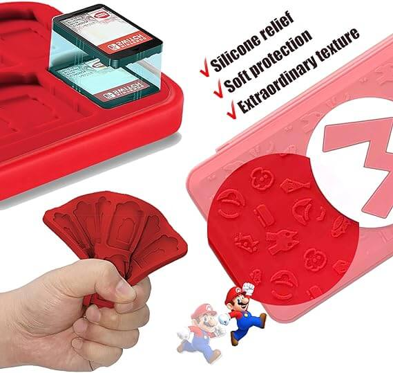 Mario Logo (M) Game Card Holder 24 Storage Case for Nintendo Switch – image 5