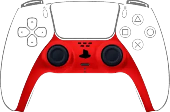 PS5 Controller Decorative Strip - Red