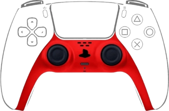 PS5 Controller Decorative Strip - Red