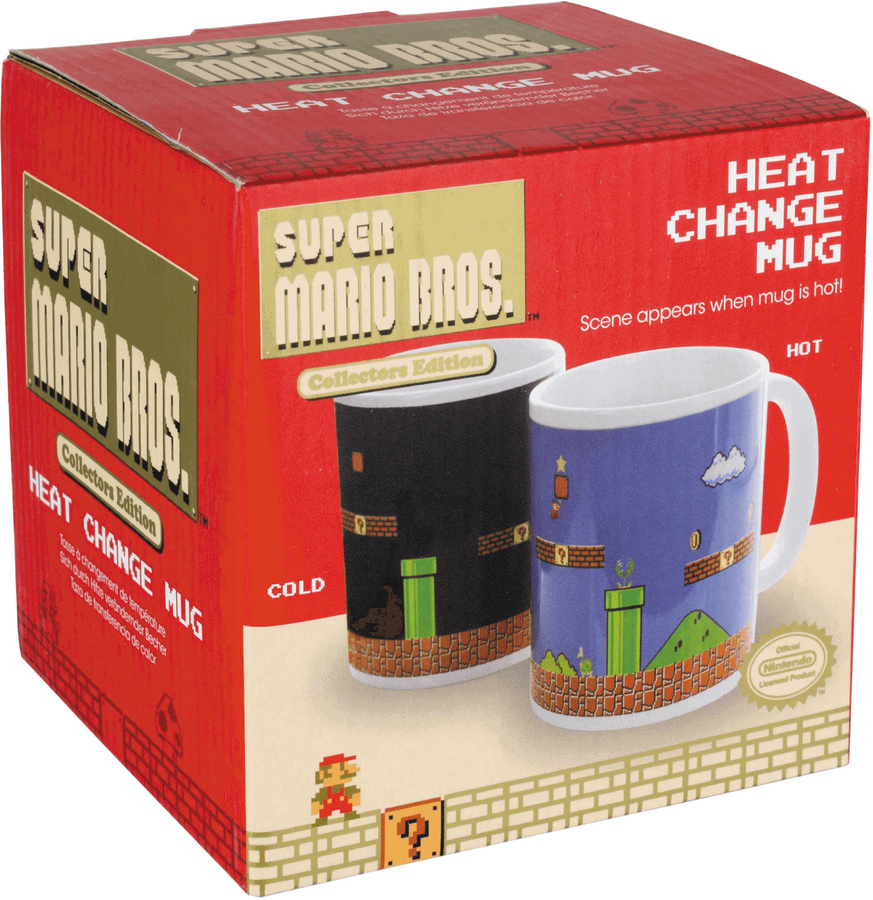 Paladone Super Mario Bros Game Heat Changing Cup Mug – image 2