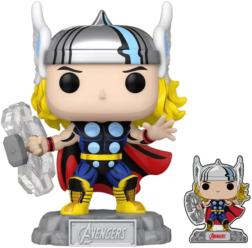 Funko Pop! Marvel: The Avengers Comic - Thor W/ Pin (Exc)