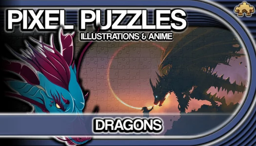 Pixel Puzzles Illustrations & Anime - Jigsaw Pack: Dragons -  للبيع في مصر من خلال Games2Egypt