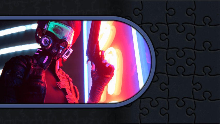 Pixel Puzzles Illustrations & Anime - Jigsaw Pack: Cyberpunk – image 2