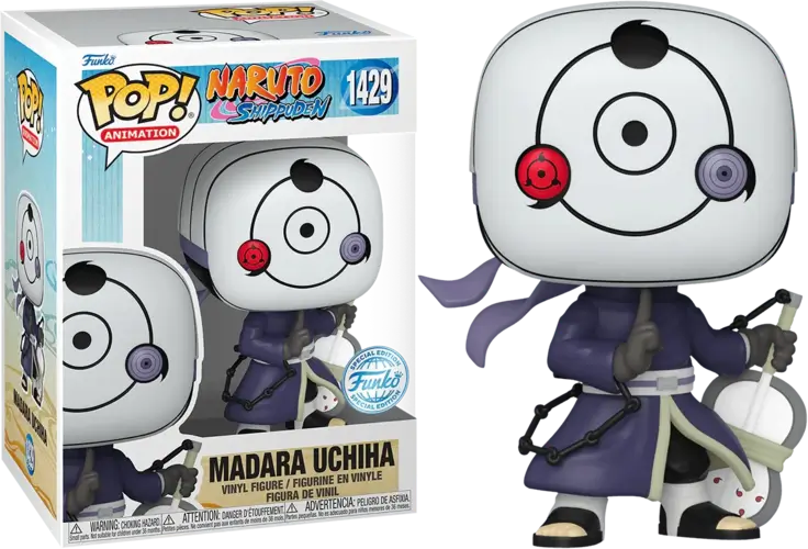 Funko Pop! Anime: Naruto - Madara Uchiha (Masked)(Exc)