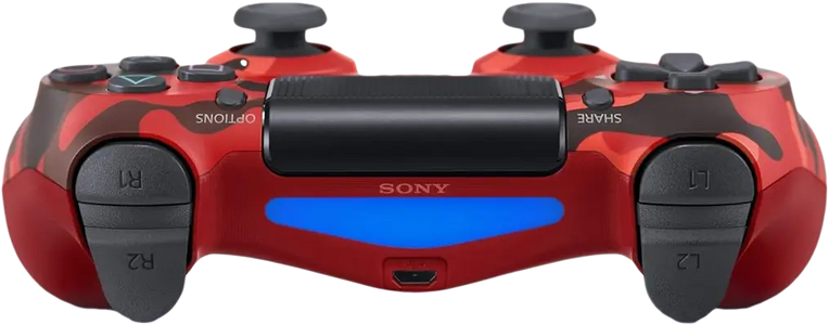 DUALSHOCK 4 PS4 Controller - Red camouflage - Used  for sale in Egypt from Games2Egypt