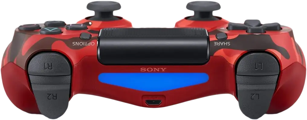 DUALSHOCK 4 PS4 Controller - Red camouflage - Used  for sale in Egypt from Games2Egypt
