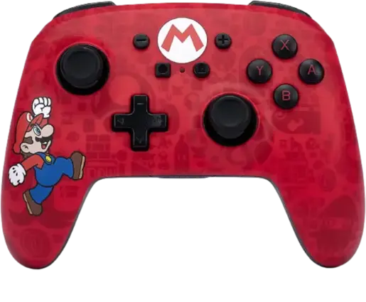 PowerA Enhanced Wireless Controller for Nintendo Switch - Here We Go Mario - Open Sealed