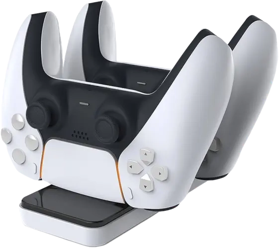 Dobe Charging Dock for PS5 Controller - White - Open Sealed  for sale in Egypt from Games2Egypt
