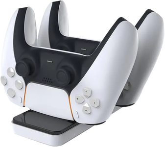 Dobe Charging Dock for PS5 Controller - White - Open Sealed -  for sale in Egypt from Games2Egypt