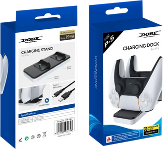 Dobe Charging Dock for PS5 Controller - White - Open Sealed  for sale in Egypt from Games2Egypt