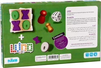 Nilco Ludo and XO Board Game  for sale in Egypt from Games2Egypt