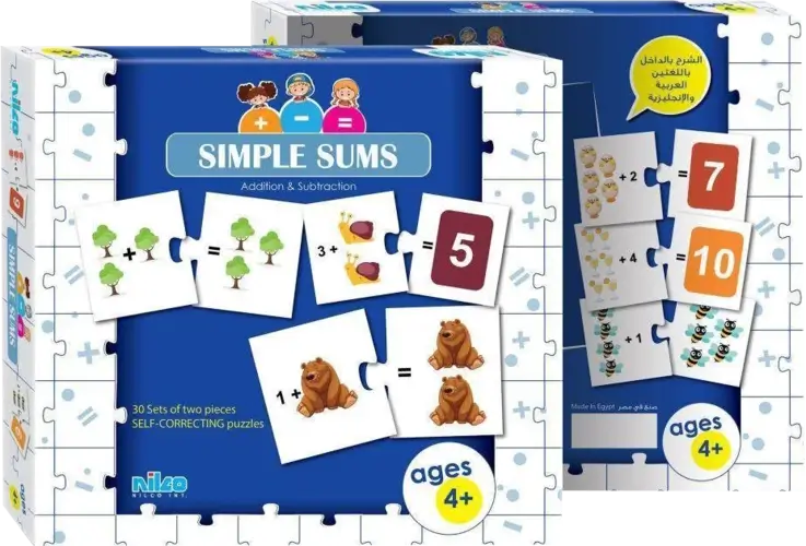 Nilco Simple Sums Card Game