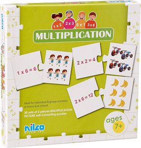Nilco Multiplication Card Game -  for sale in Egypt from Games2Egypt