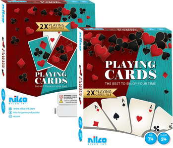 Nilco Playing Cards 2 Pack Travel Game -  for sale in Egypt from Games2Egypt