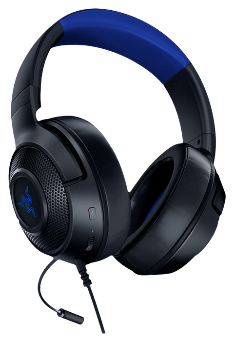 Razer Wired Gaming Headphone Kraken X for Console - Black and Blue  for sale in Egypt from Games2Egypt