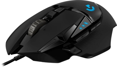 Logitech G502 Hero High Performance Wired Gaming Mouse - Black