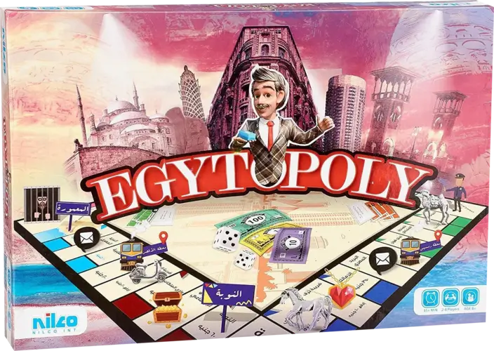 Nilco Egytopoly Board Game (Arabic Version)