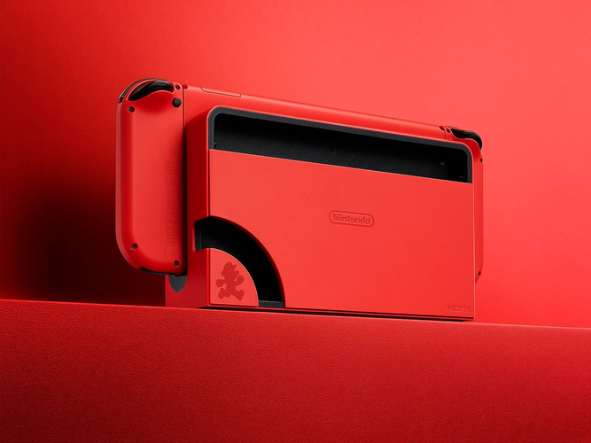  Nintendo Switch OLED Console - Mario Red Edition