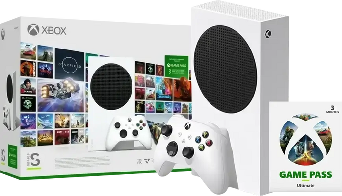 Xbox Series S Console Starter Bundle with 3 Months Game Pass Ultimate