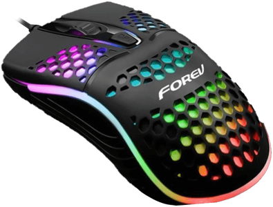 Forev FV-138 RGB Gaming Mouse - Black -  for sale in Egypt from Games2Egypt