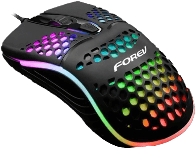 Forev FV-138 RGB Gaming Mouse - Black