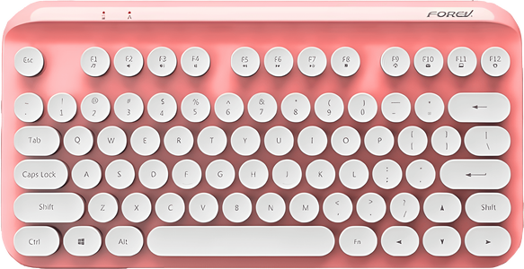 Forev FV-WI8 Mini HighEnd Wireless Gaming Keyboard - Pink -  for sale in Egypt from Games2Egypt