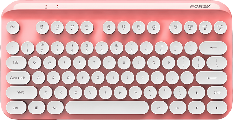 Forev FV-WI8 Mini HighEnd Wireless Gaming Keyboard - Pink