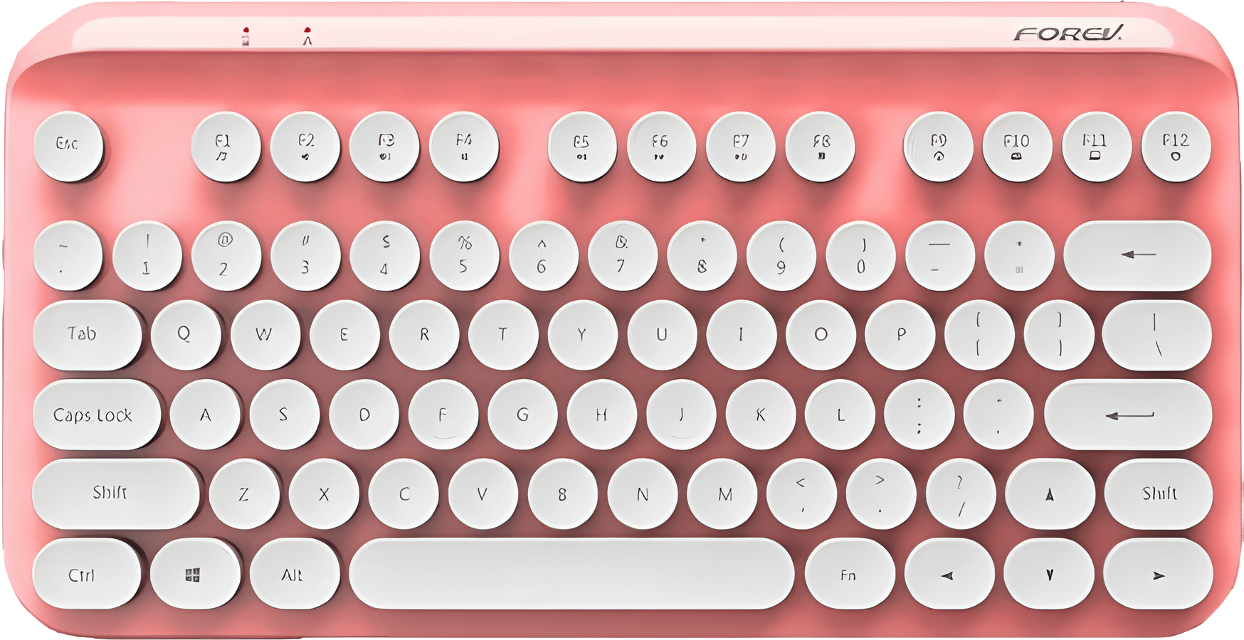 Forev FV-WI8 Mini HighEnd Wireless Gaming Keyboard - Pink
