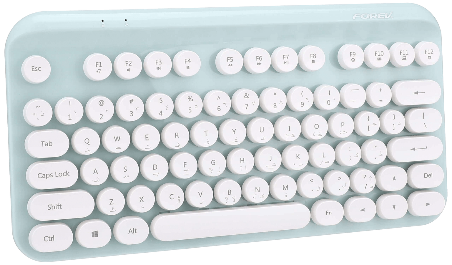 Forev FV-WI8 Mini HighEnd Wireless Gaming Keyboard - Mint Green – image 2